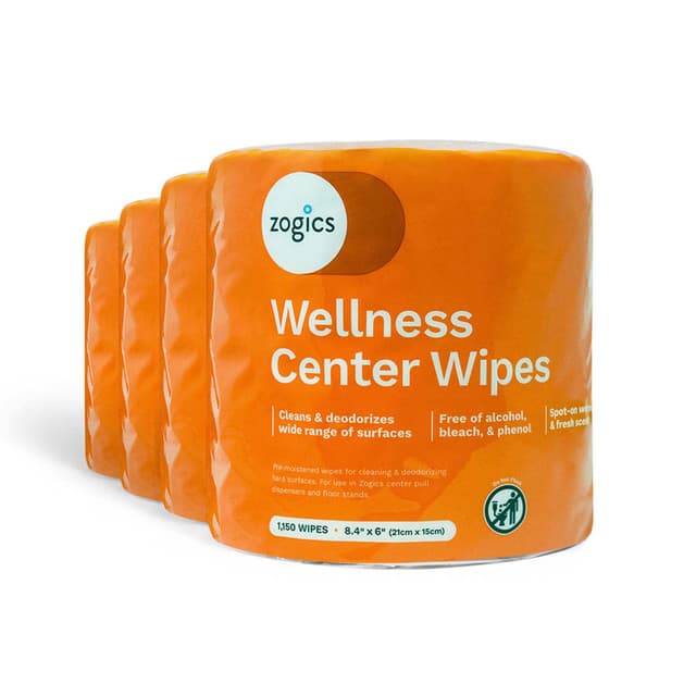 Zogics Cleaning Wipes, Z1000-4, (4 rolls/case)