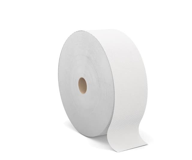 Jumbo Toilet Paper, 2-ply, 1250ft/roll, White, Case of 6 | Cascades Pro