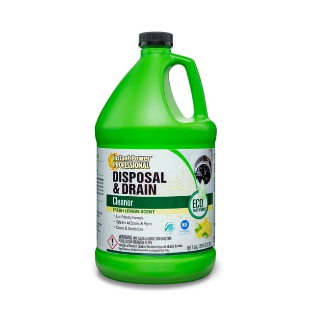 Disposal & Drain Cleaner, 1 Gallon (Case of 4) | Instant Power